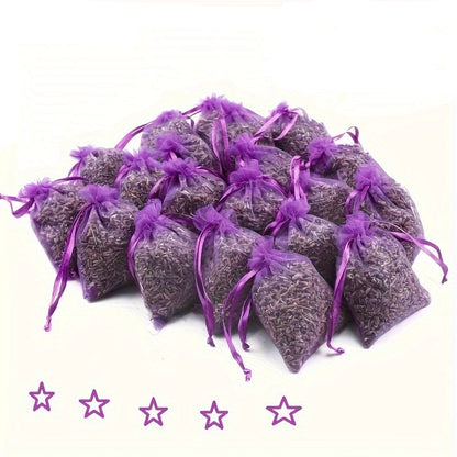 Lavender Dream Sachets – 15pcs Long-Lasting French Aromatherapy Floral Bags for Drawers, Closets & Wedding Favors, Home & Wardrobe Freshener