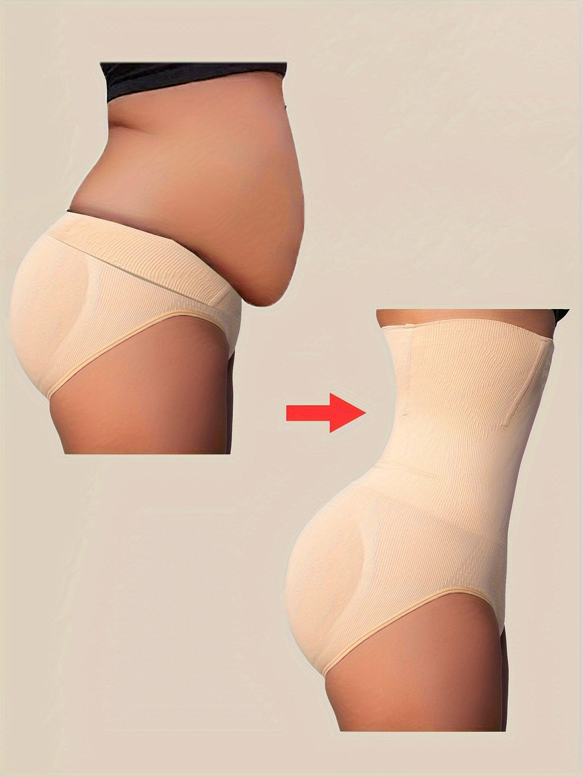 Flat Belly Waist Trainer Body Shaper – Women’s Tummy Control Panties with Butt Lifter Support for Slimming and Daily Wear