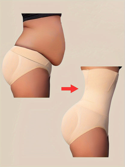 Flat Belly Waist Trainer Body Shaper – Women’s Tummy Control Panties with Butt Lifter Support for Slimming and Daily Wear