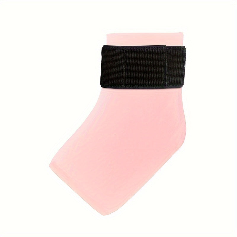 Adjustable Ankle Ice Wrap Pack – Hot or Cold Gel Pack for Heel, Foot, and Ankle Pain Relief, Stretchable and Microwavable Design