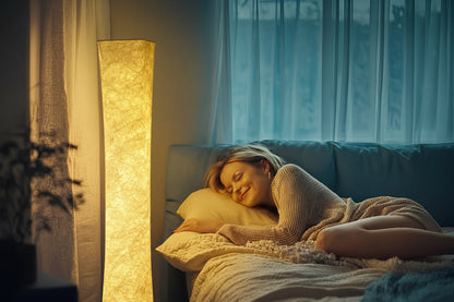 USB Powered Dimmable LED Floor Lamp – Warm 3000K Lighting with Ultra-Thin Shade for Living Rooms & Gaming Desks