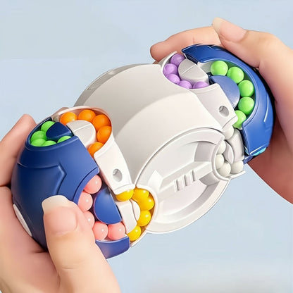 Magic Beans Puzzle Toy – 3D Multifaceted Stress Relief Fingertip Cube Toy for Focus & Relaxation