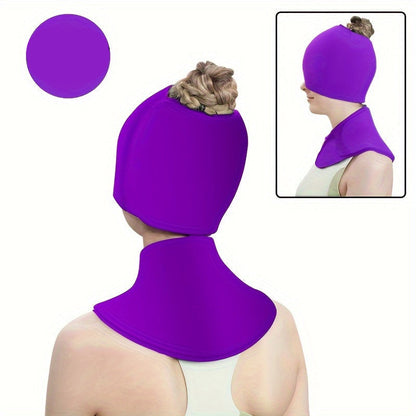 Ice Cap Neck Gel Ice Pack Wrap – Cooling Therapy for Migraines, Headaches, Hangovers, and Neck Pain Relief with Comfortable Fit