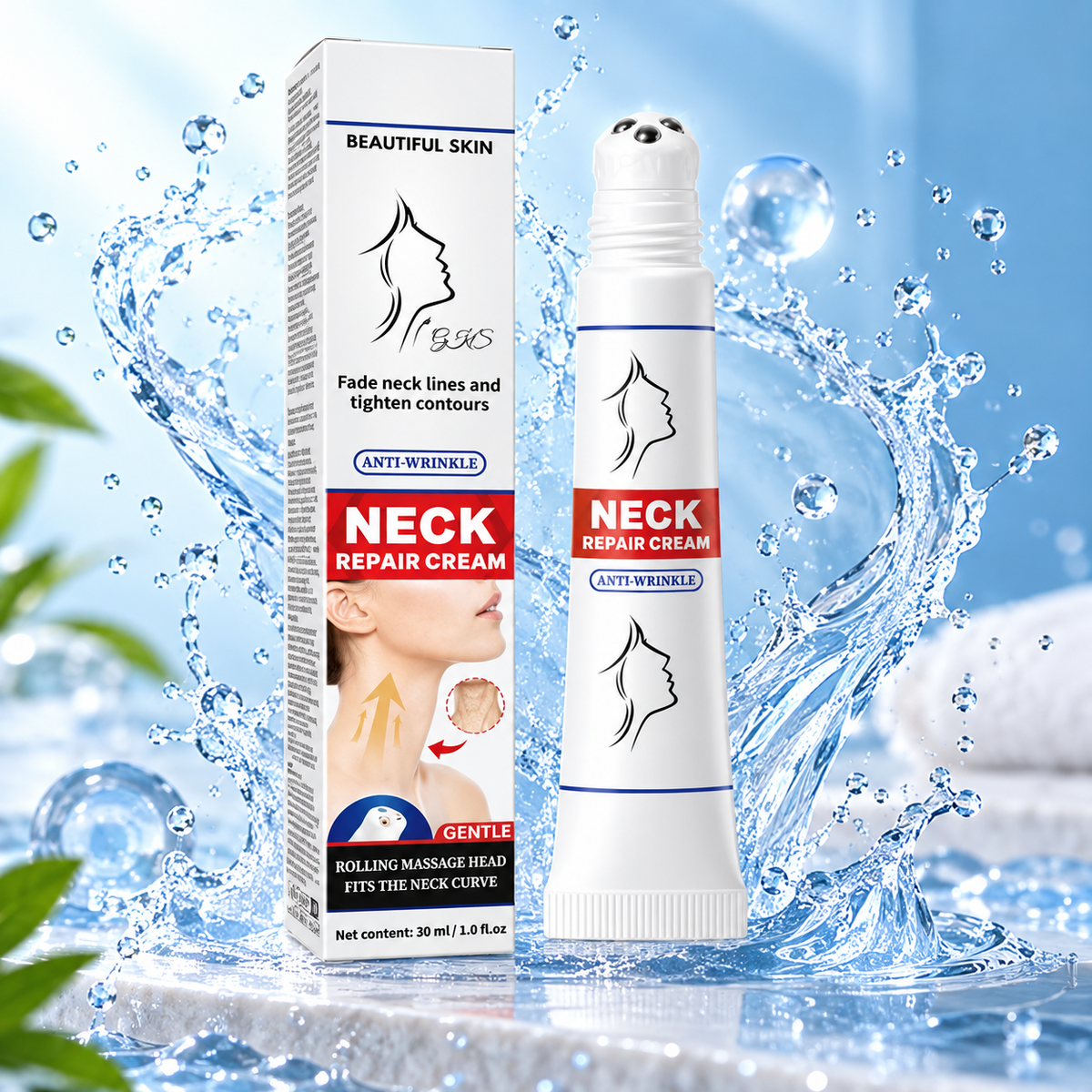 Lifting & Firming Neck Cream – Deeply Hydrating Moisturizer for Day & Night Skin Care, Smoothing Fine Lines and Improving Firmness