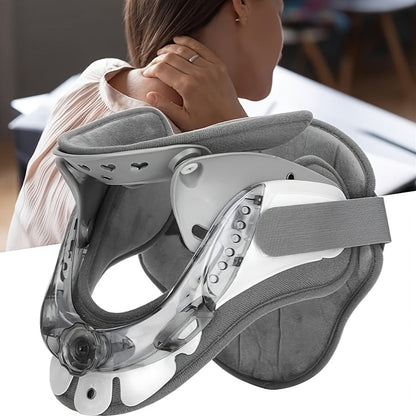 Inflatable Cervical Neck Traction Device – Adjustable Spine Alignment Collar for Neck Stretching, Posture Correction & Home Therapy Relief