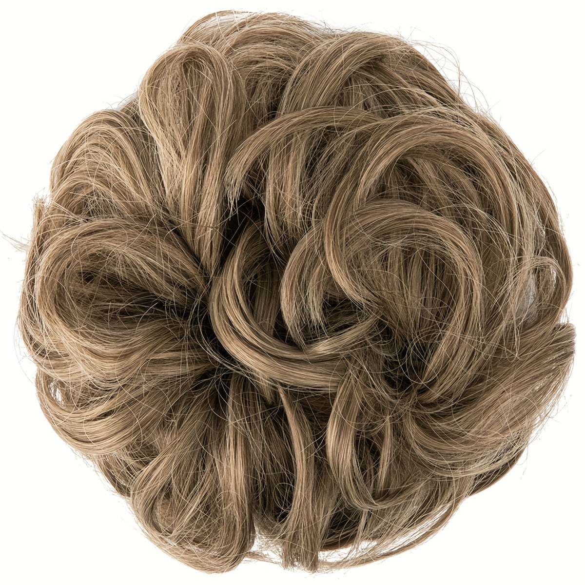 Messy Curly Hair Bun Extension – Voluminous Synthetic Elastic Chignon Scrunchie for Effortless Updo, Instant Volume & Natural-Looking Glam Hairpiece for Women