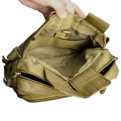 Outdoor Hunting Chest & Shoulder Bag – Multi-Pocket Crossbody Storage Pack for Camping, Hiking & Safari Trips
