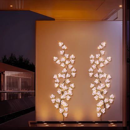 LED Cherry Blossom Branch Lights – 100m USB Powered Floral String Lights for Weddings, Bedrooms, Parties, and Festive Décor