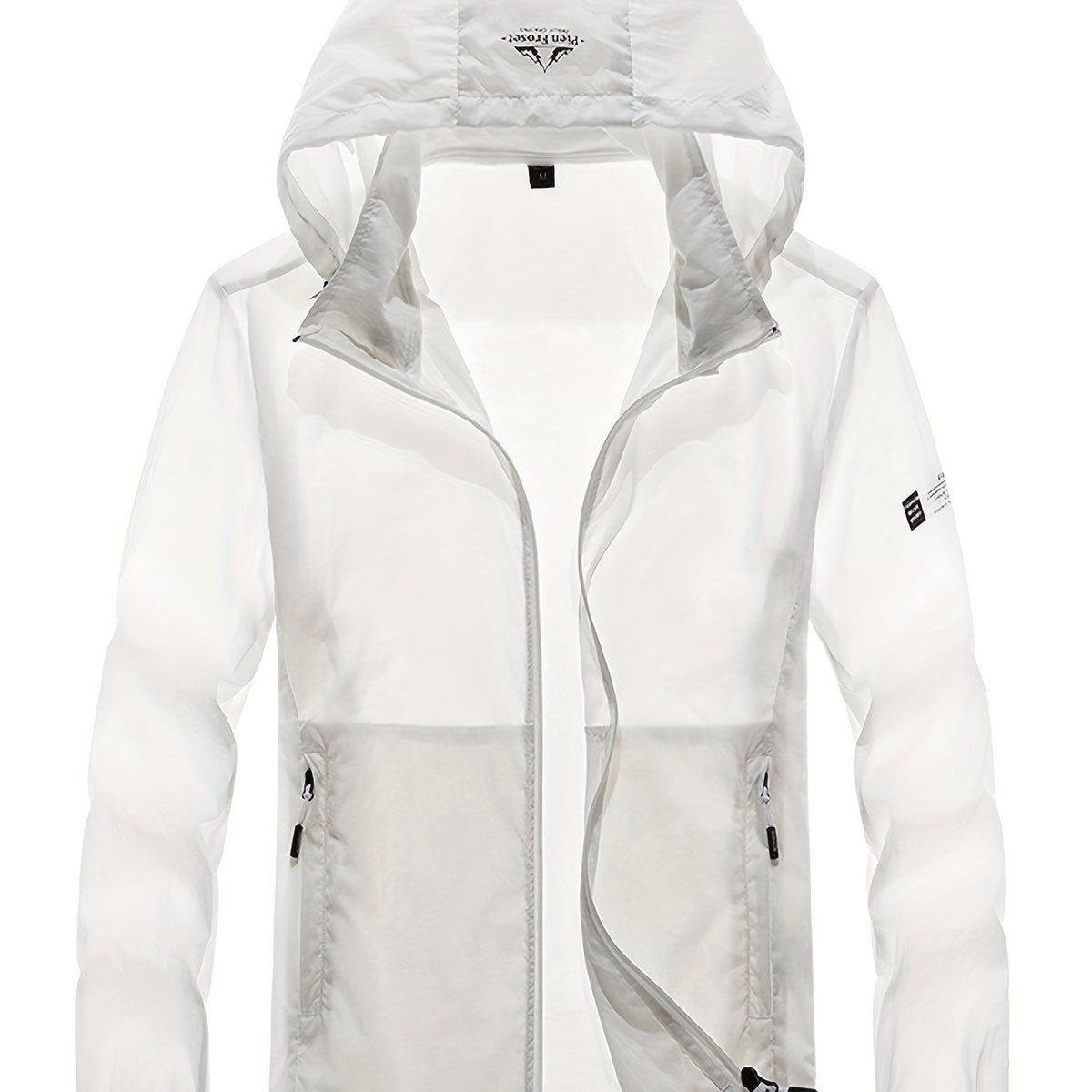 Men’s Lightweight Sun Protection Jacket – Quick-Dry Hooded Outdoor Windbreaker for Running, Hiking & Summer UV Defense