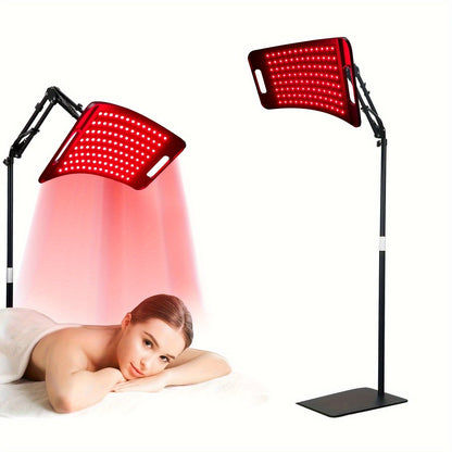 Red Infrared Light Therapy Lamp – Adjustable Stand Lamp for Deep Muscle Relief, Joint Health, and Skin Rejuvenation at Home