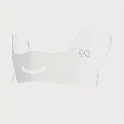 Lightweight Breathable Sun Protection Mask – Ear-Hanging Butterfly Veil Design for Women & Men, Ideal for Cycling, Running, Golf & Outdoor Sports