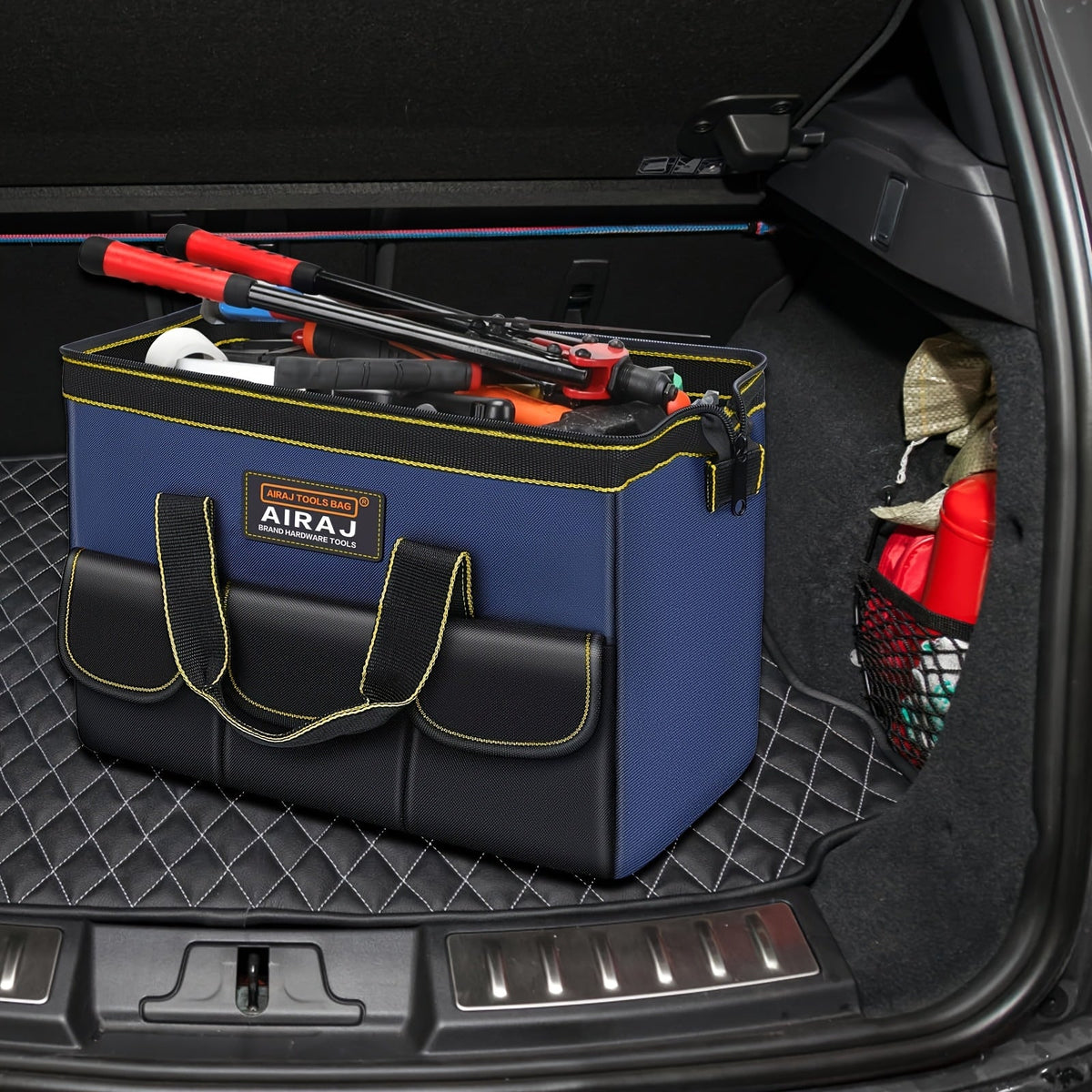 Heavy-Duty Electrician Tool Bags – Waterproof Oxford Cloth with Multiple Pockets, Available in 13/16/18 Inch, Ideal for Workshops, Repairs, Gardening, and Outdoor Storage
