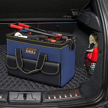 Heavy-Duty Electrician Tool Bags – Waterproof Oxford Cloth with Multiple Pockets, Available in 13/16/18 Inch, Ideal for Workshops, Repairs, Gardening, and Outdoor Storage