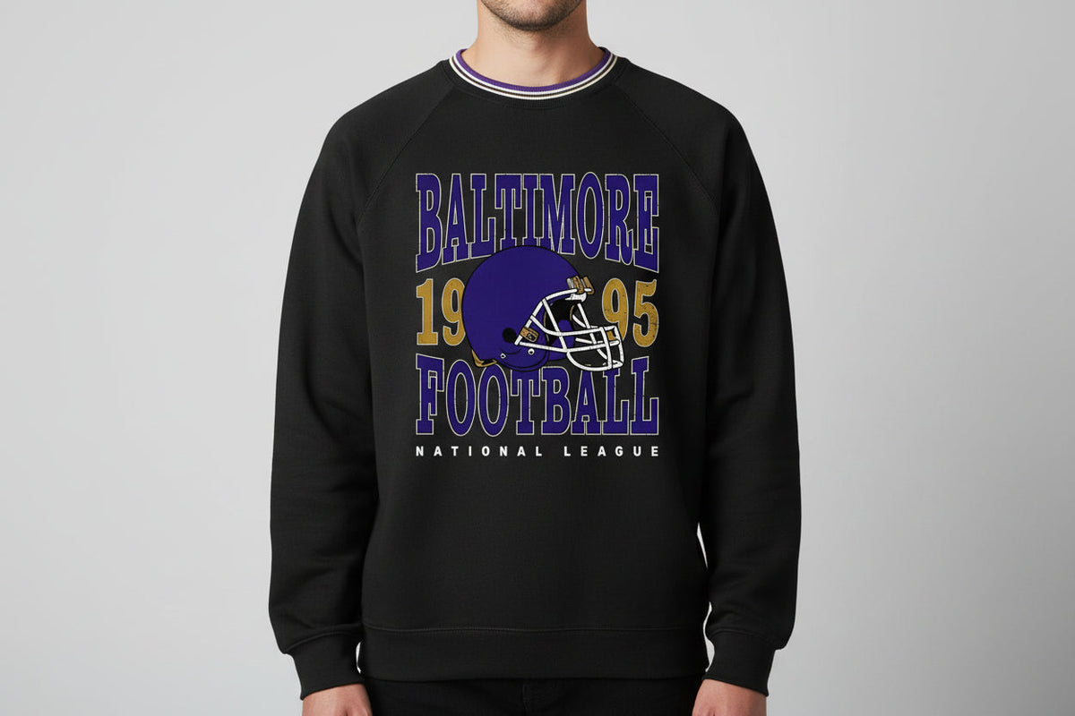 Men’s Long Sleeve Printed Pullover – Casual Round Neck Sweatshirt for Outdoor Sports & Cold Weather Wear