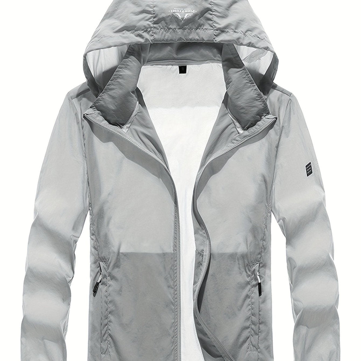 Men’s Lightweight Sun Protection Jacket – Quick-Dry Hooded Outdoor Windbreaker for Running, Hiking & Summer UV Defense