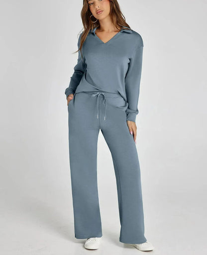 Constituent Women's 2 Piece Sets Outfits Casual Long Sleeve Sweatsuits Sets (Same as in the video)