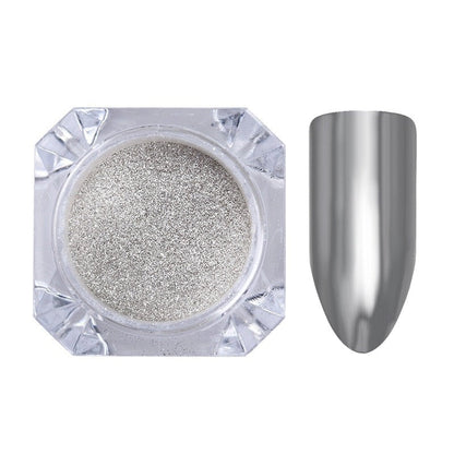 Mirror Nail Polish - Art Pigment Powder Nail Glitters Metallic Color