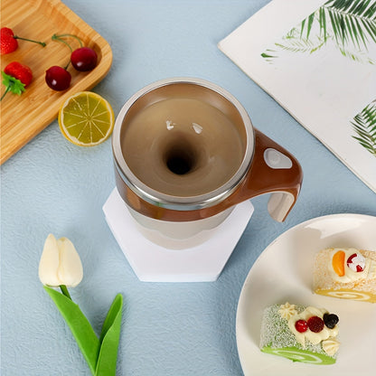 Rechargeable Automatic Magnetic Self-Stirring Mug - Rotating Coffee Mug for Office, School, Gym - Perfect for Stirring Coffee, Chocolate, Milk, Protein Powder, Cocoa, Etc