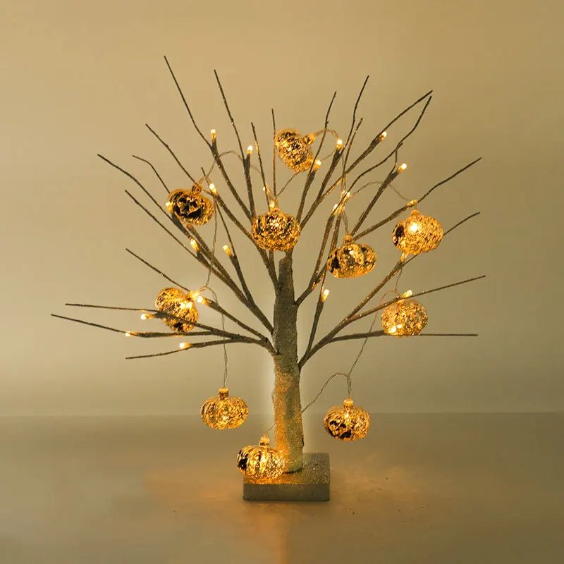 Easter LED Birch Tree with Hanging Egg Ornaments – Perfect Home Table Décor, Party Favors & Delightful Kids' Gifts