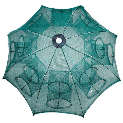 Easy Catch Fishing Trap - Portable Automatic 4-20 Hole Hand Fishing Net