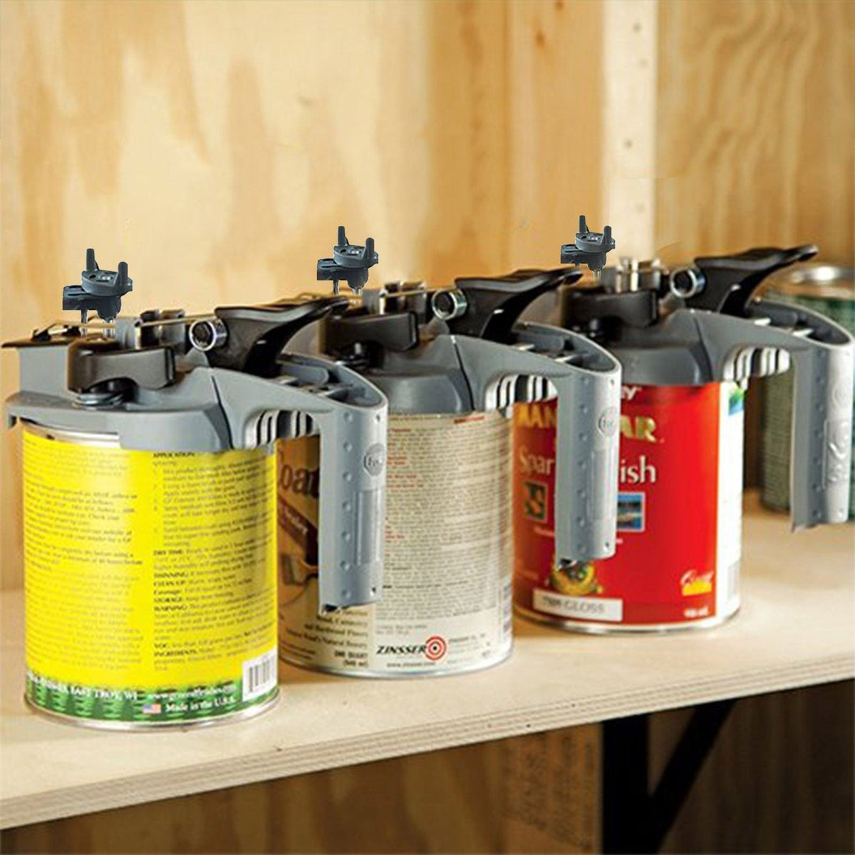 Easy Mix and Pour Paint Can Cover - Multifunctional Paint Mixer, Design Solvents Mixing Tool