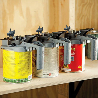 Easy Mix and Pour Paint Can Cover - Multifunctional Paint Mixer, Design Solvents Mixing Tool