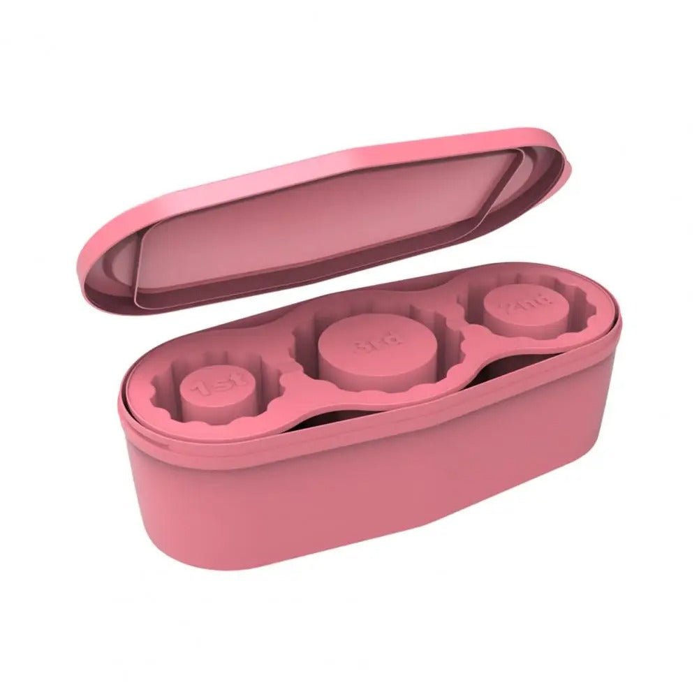 Easy-Release Three-Compartment Ice Tray - Efficient and Stylish