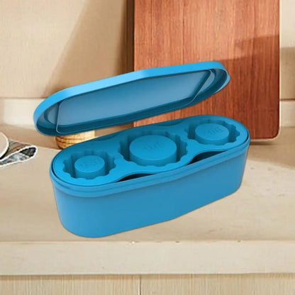 Easy-Release Three-Compartment Ice Tray - Efficient and Stylish