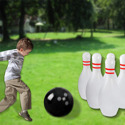 PVC Inflatable Bowling Set - Indoor and Outdoor Bowling Ball and Pins