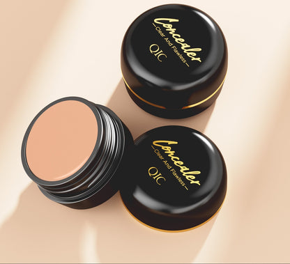Waterproof Full Coverage Concealer – Plant-Based Matte Cream to Hide Scars, Blemishes & Dark Spots for All Skin Tones
