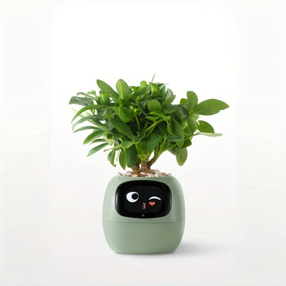 Ivy Smart Planter Robot – Interactive AI Plant Pot with Sensors, Emoticons and Personalized Lighting for Smart Indoor Plant Care