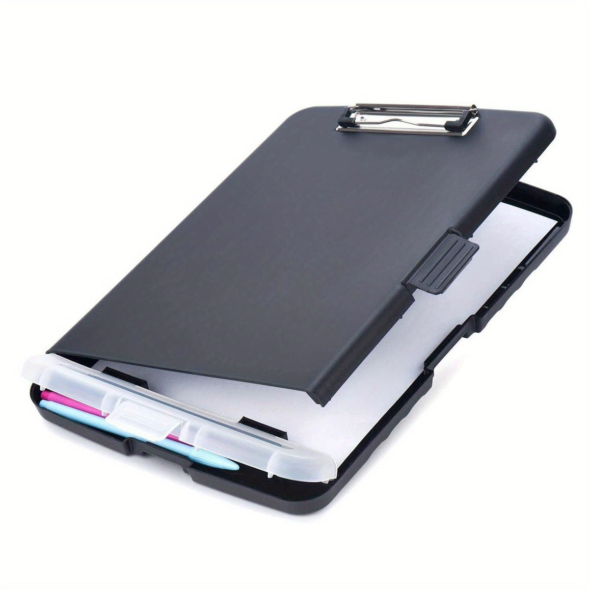 A4 Clipboard Folder with Storage – Durable Plastic Nurse Organizer Clipboard with Pen Compartment for Medical Paperwork