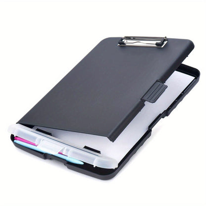 A4 Clipboard Folder with Storage – Durable Plastic Nurse Organizer Clipboard with Pen Compartment for Medical Paperwork