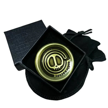EDC Devil Milk Cap Magnetic Haptic Coin Spinner – A Premium Metal Sensory Toy for Ultimate Stress Relief, ADHD Focus, and Soothing Haptic Satisfaction