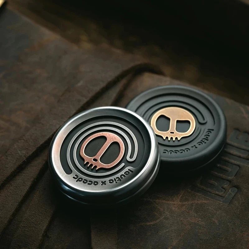 EDC Devil Milk Cap Magnetic Haptic Coin Spinner – A Premium Metal Sensory Toy for Ultimate Stress Relief, ADHD Focus, and Soothing Haptic Satisfaction