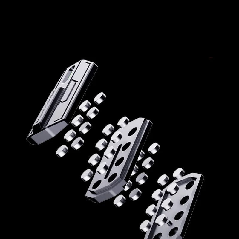 EDC Magnetic Fingertip Decompression Toy– A Sleek Metal EDC Fingertip Toy for Ultimate Stress Relief, ADHD Focus, and Mesmerizing Decompression Fun for Adults