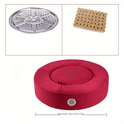 Portable Moxibustion Dandelion Cushion – Aromatherapy Hip Support Pillow for Relaxation, Comfort, and Home Wellness with Natural Herbal Energy