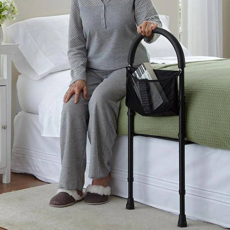 Elderly Safety Bed Guard Rail - Adjustable Height and Fall Prevention Bed Rails for Adults