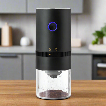 Electric Coffee Bean Grinder – USB-C Mini Espresso & Spice Grinder with Ceramic Grinding Core for Nuts, Grains & Coffee Beans