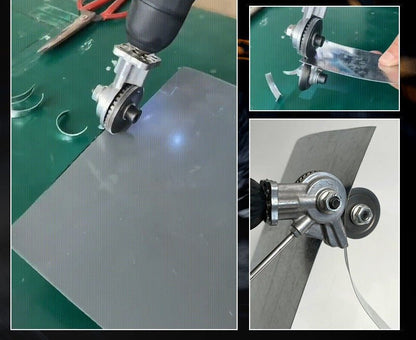 Electric Drill Plate Cutter - Metal Nibbler Drill Attachment with Adapter