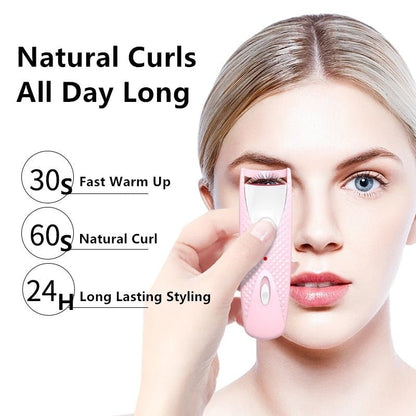 Electric Eyelash Heated Curler - Long-Lasting Curl, Eye Lash Perm