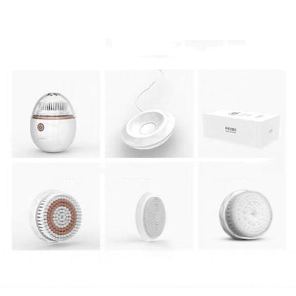 Electric Facial Cleanser Face Brush - Skin Care, Exfoliator, Beauty Egg Shape Brush