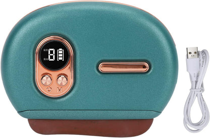Electric Gua Sha Massager Hot Stone Heating Vibration - Facial Body Heating LCD Screen Lightweight Stone