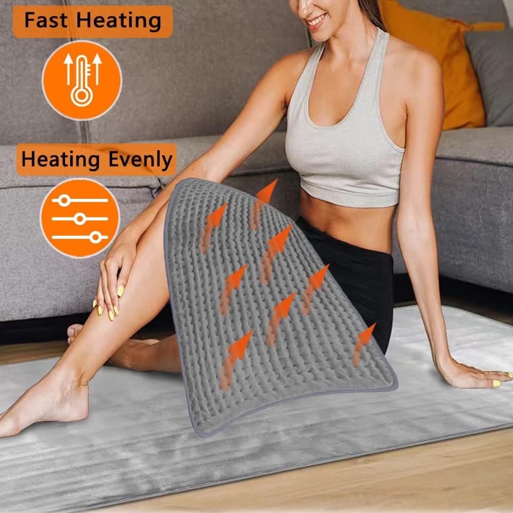 Electric Heating Pad - Best Heating Pad for Back Pain and Cramps Relief