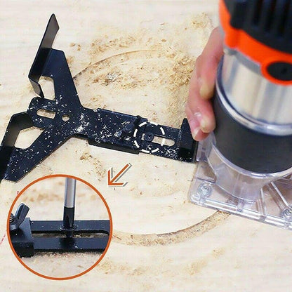 Compact Corded Trim Router – Laminate Edge Trimmer with 1/4 in Straight Bit and Guides