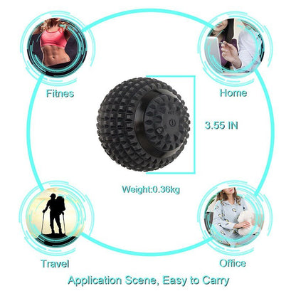 Electric Massage Ball- 4-Speed High-Intensity Fitness Yoga Massage Roller