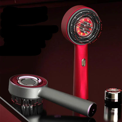 Electric Massage Red Light Therapy Comb - Red Light Scalp Therapy