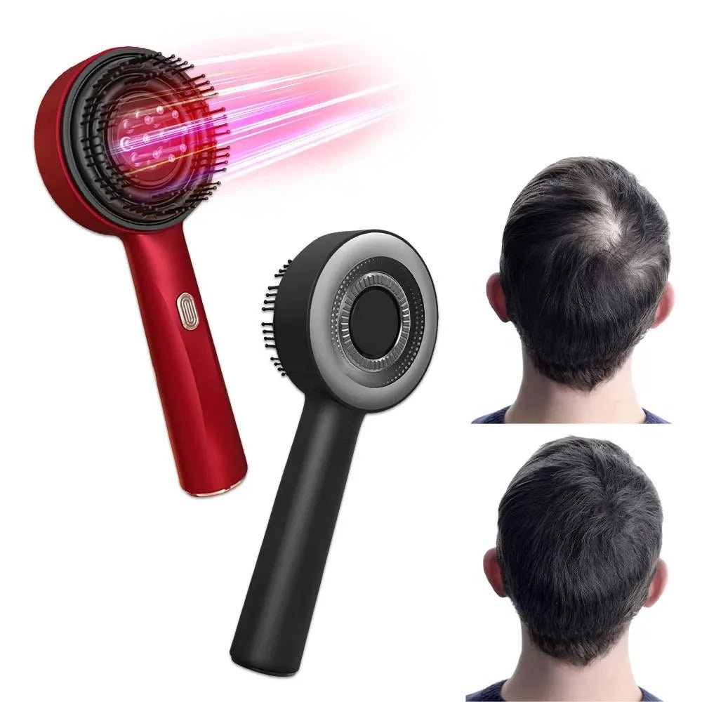 Electric Massage Red Light Therapy Comb - Red Light Scalp Therapy