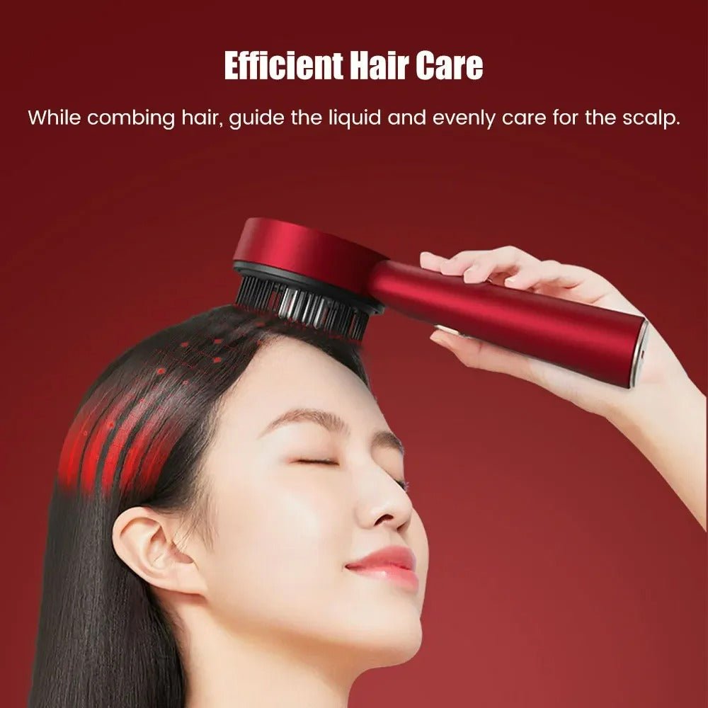Electric Massage Red Light Therapy Comb - Red Light Scalp Therapy