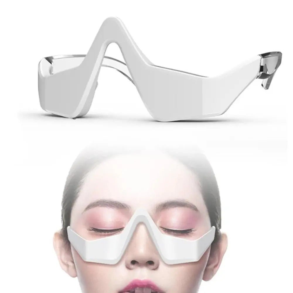 Electric Eye Care Massager Device - Light Eye Protection Frames with Massage Function, Anti Dark Circles, Bags and Wrinkle Remover Device